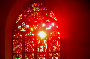 mystisch rotes Licht Ostfenster Lightroom